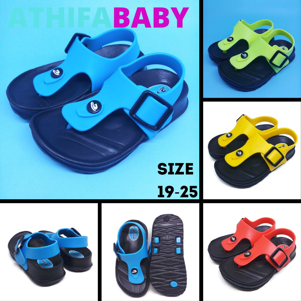 Sandal Gunung Bayi Anak Laki Laki Perempuan Cowok Cewek Sepatu Sendal Jepit Kecil Umur 2 3 4 tahun