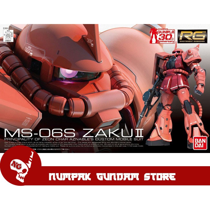 RG Zaku II Char Bandai RG 1/144
