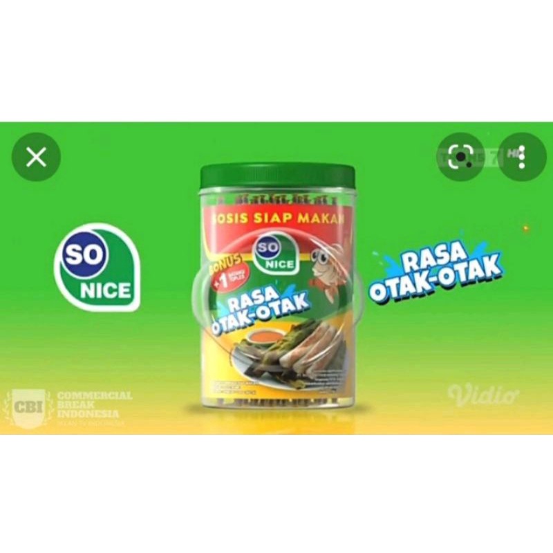 

Sosis so nice rasa otak-otak ikan 1 toples isi 25 pcs