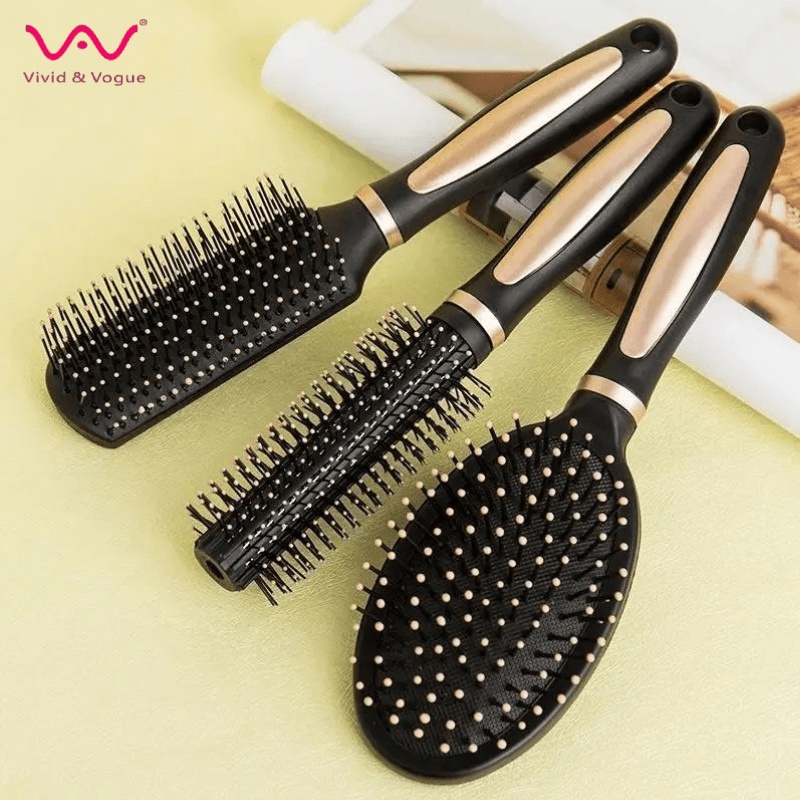 Jual Vivid Vogue Hair Comb Sisir Anti Kusut Anti Listrik Statis Salon Sisir Rambut 3pcs 