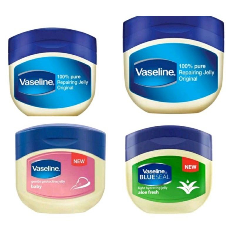 Vaseline Petroleum Repairing Jelly / Baby / Aloe Vera Untuk Kulit Rusak 50mL / 100 mL