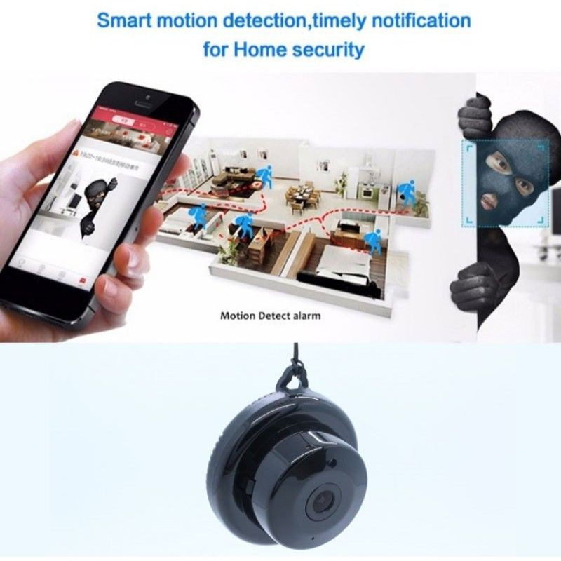 IP Camera V380 Mini 5MP WiFi Wireless 1080P HD Camera Cctv Night Vision