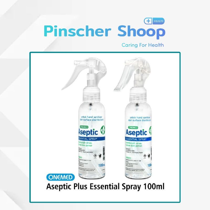 ASEPTIC PLUS ASEPTIK ESSENTIAL 100 ML SPRAY HANDSANITISER CAIR ONEMED