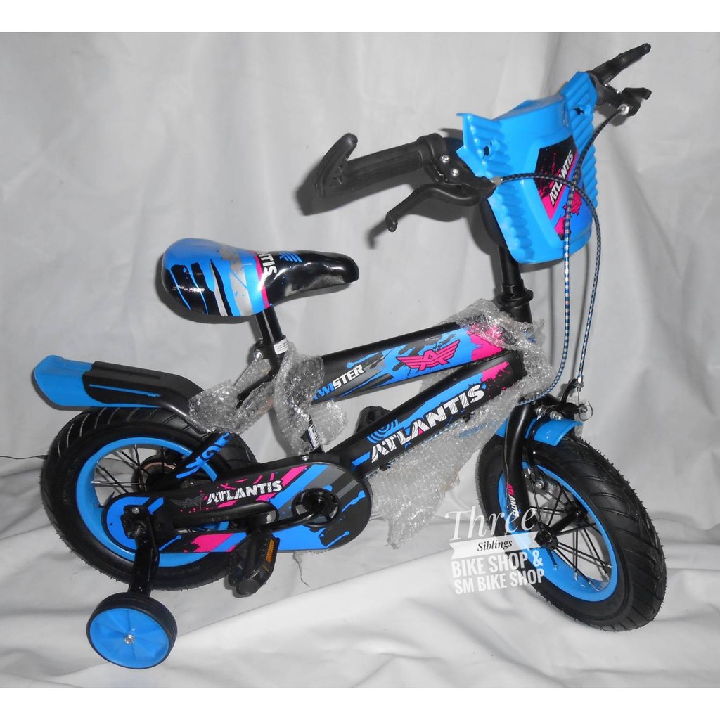  SEPEDA ANAK BMX ATLANTIS TWISTER 12 inch WARNA BIRU 