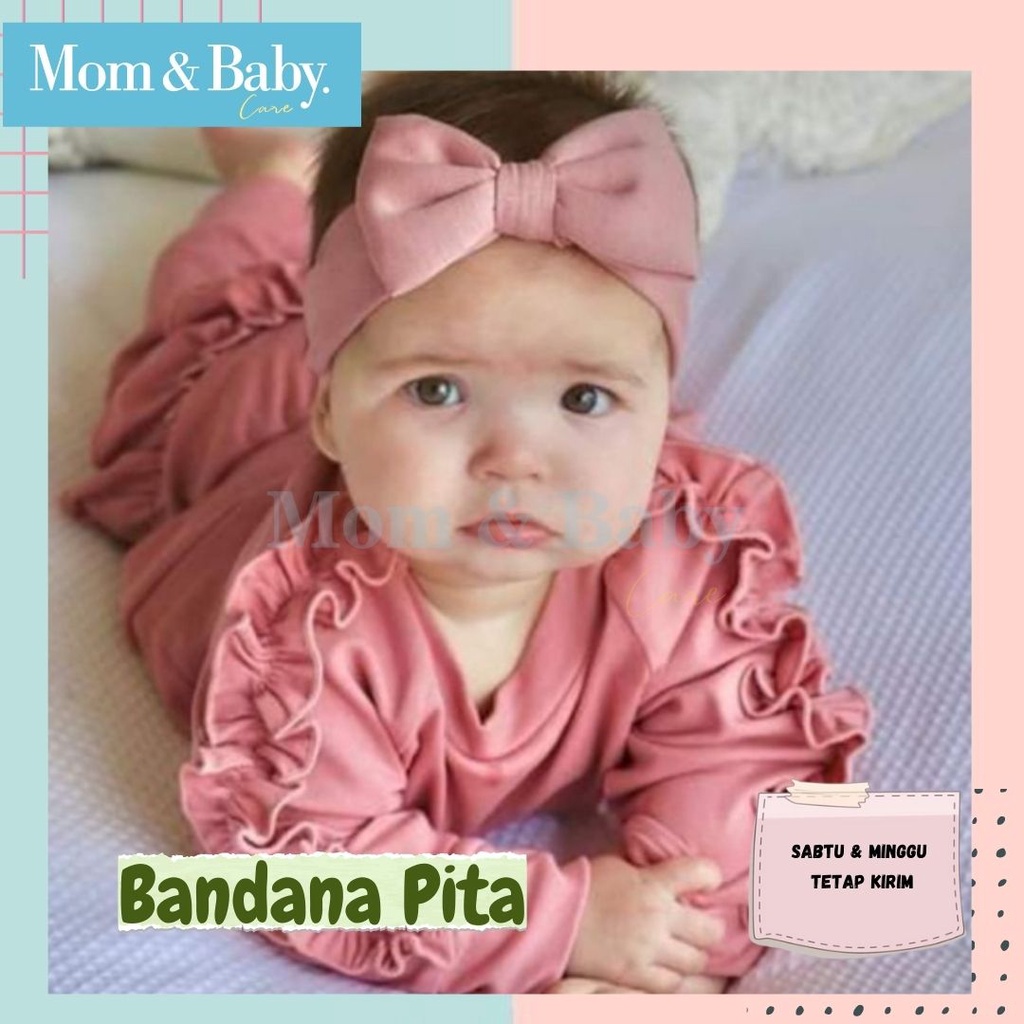 Bandana Bayi Pita Bando Balita Anak Perempuan  n