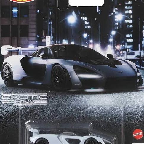 Hot Wheels Premium McLaren Senna Exotic Envy ban karet