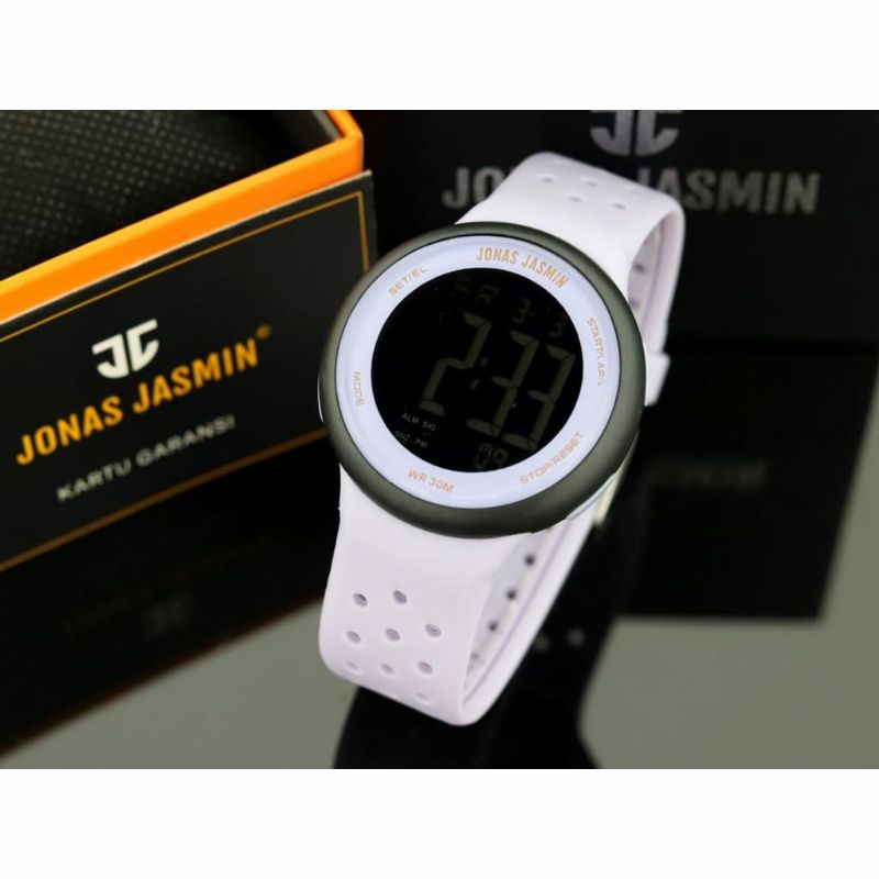 Jam Tangan Jonas Jasmin Digital Waterproof Terlaris Outdoor Kasual Rubber Fashion Bisa COD