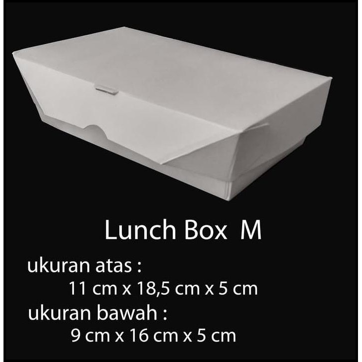 

BIG SALE PAPER BOX LUNCH UKURAN M / PAPER BOX KERTAS / PAPER TAKE AWAY