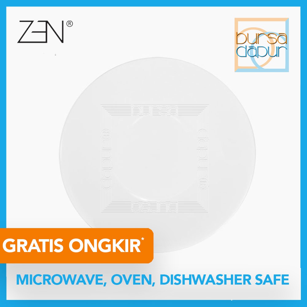 ZEN Modern Putih side plate/ piring salad (21-MR)