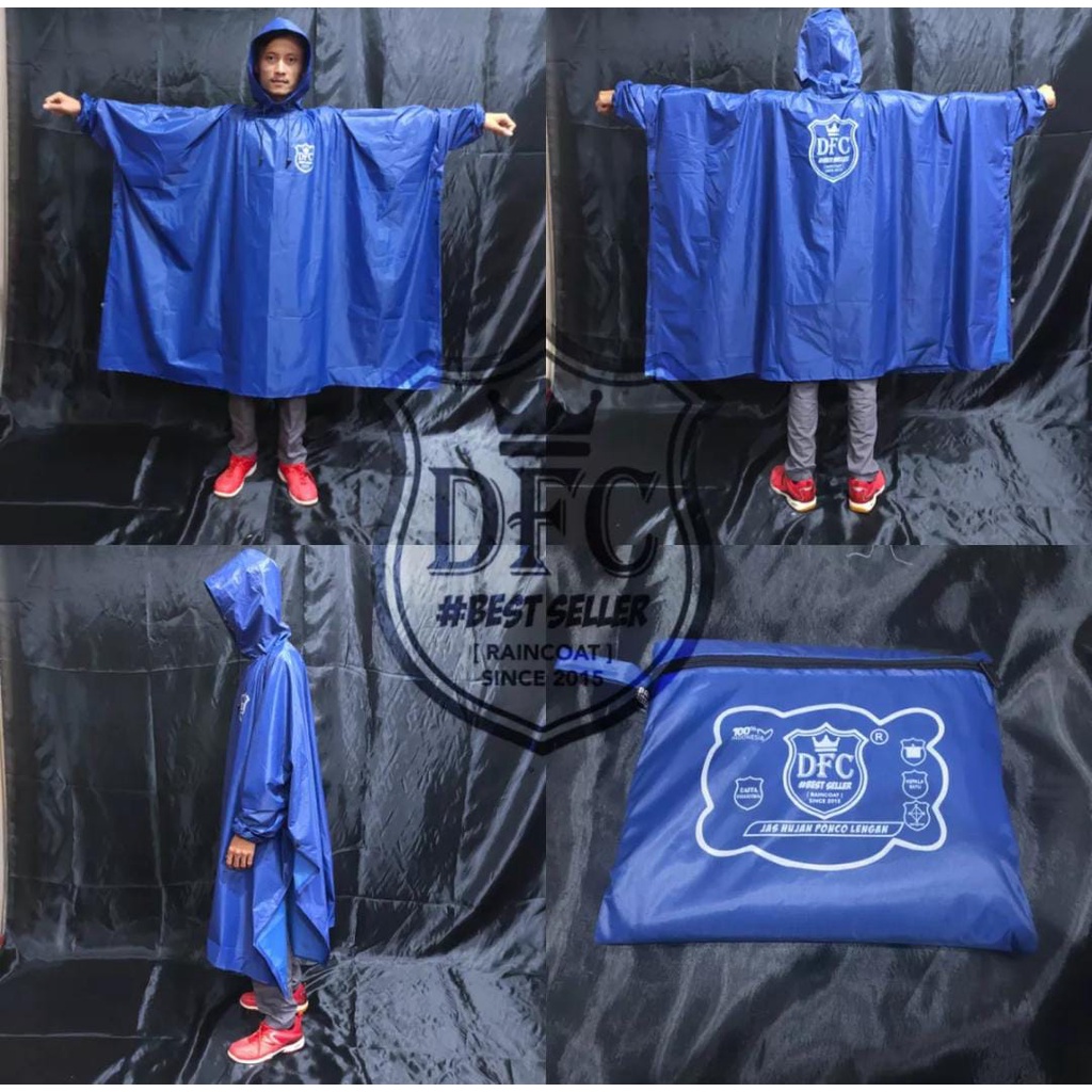 JAS HUJAN PONCHO PRIA WANITA-JAS HUJAN KELALAWAR ORIGINAL BAHAN TERBAIK