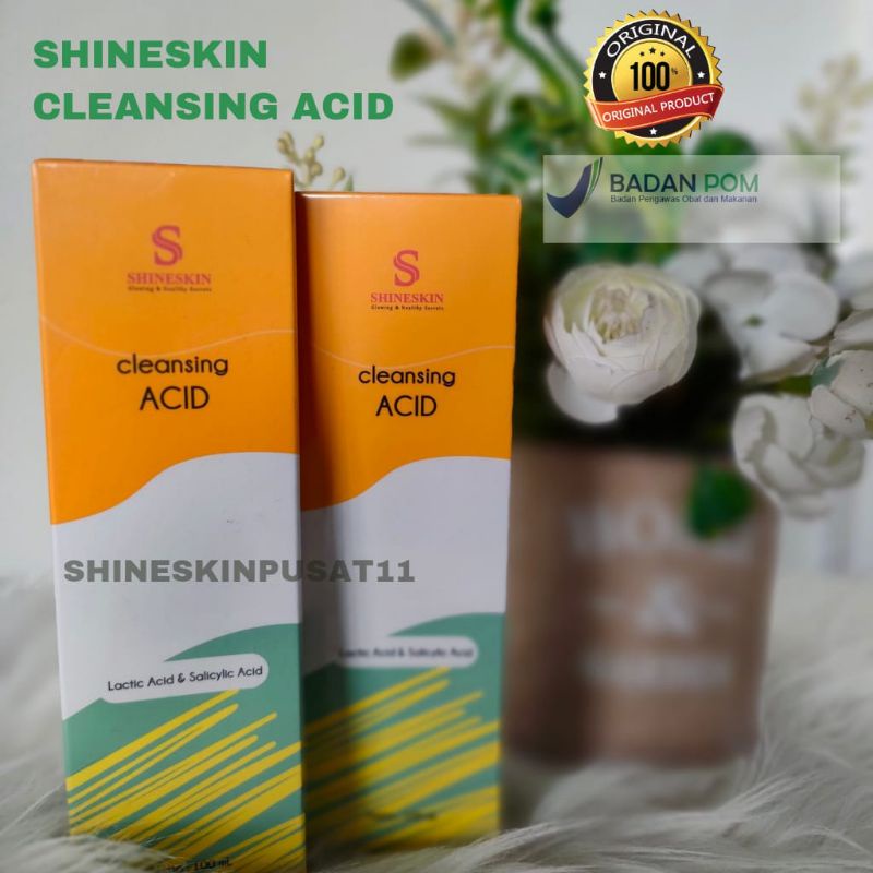 SHINESKIN CLEANSING ACID /PEMBERSIH WAJAH SHINESKIN/CLEANSING ACID SHINESKIN/SHINESKIN ORIGINAL