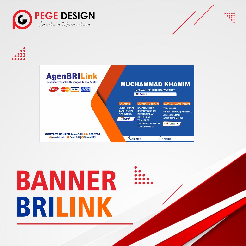 Jual BANNER BRILINK//SPANDUK AGEN BRILINK//MURAH//1 HARI JADI | Shopee ...