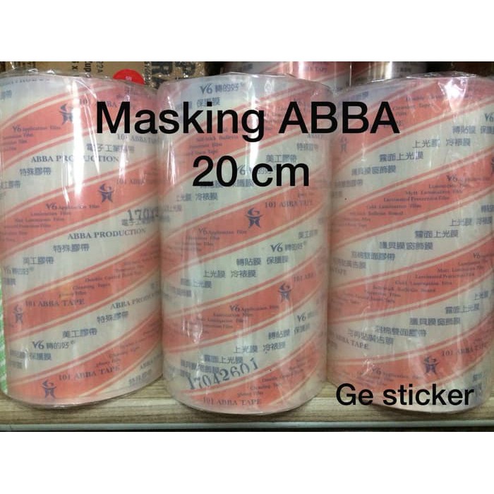 

TRANSFER / MASKING TAPE ABBA 20 cm