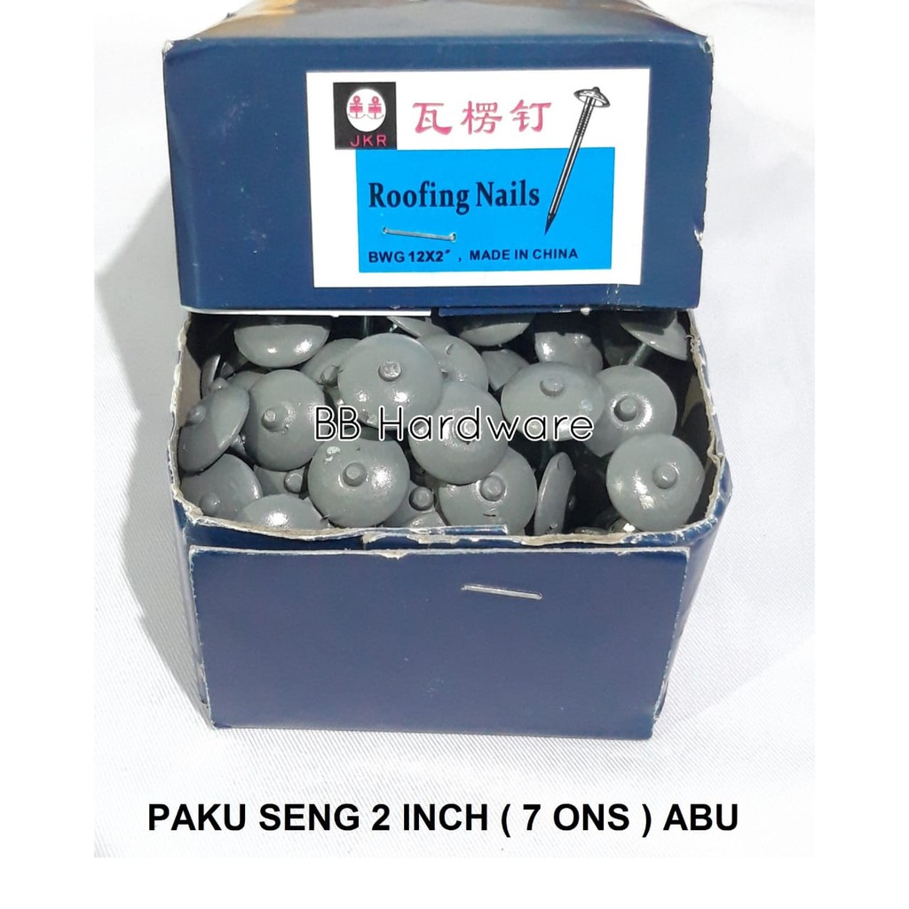 PAKU SENG WARNA 2 INCH 1 KOTAK 7 ONS PAKU SENG WARNA PREMIUM