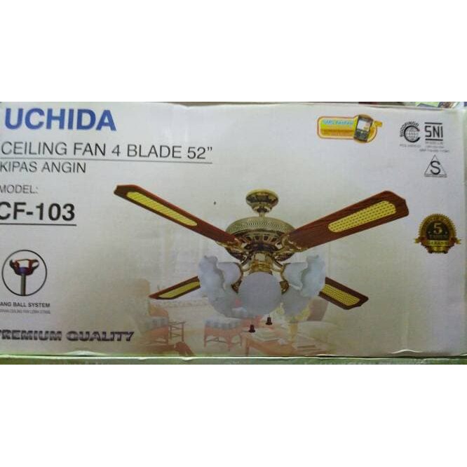 Kipas Angin Gantung 52 inch Ceiling Fan Uchida CF-103