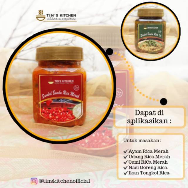 

Sambal Rica Ijo/ Merah (375gr)