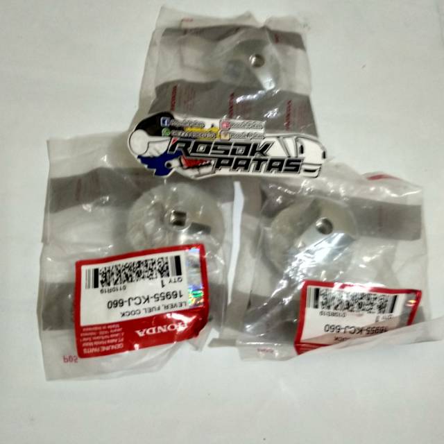 PUTERAN KRAN BENSIN / LEVER FUEL COCK HONDA TIGER REVO ORIGINAL AHM