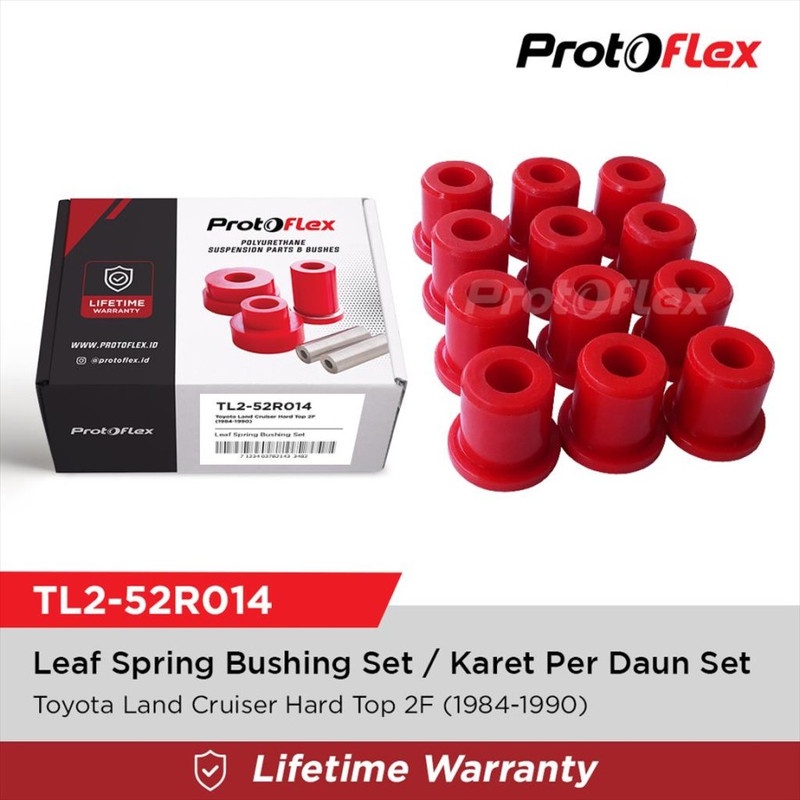 Protoflex Leaf Spring Bushing Karet Per Daun Land Cruiser Hard Top 2F