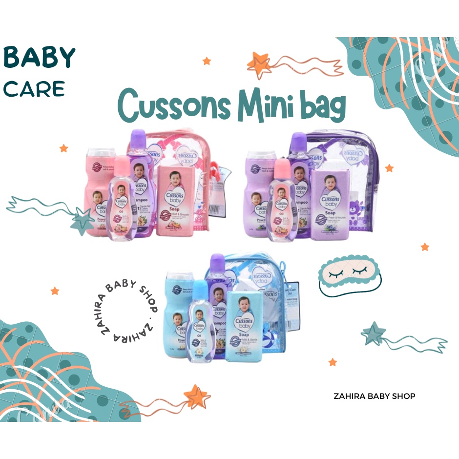 Cussons Baby Mini Bag, Gift Set Bayi, Kado Bayi, Set Bedak Bayi