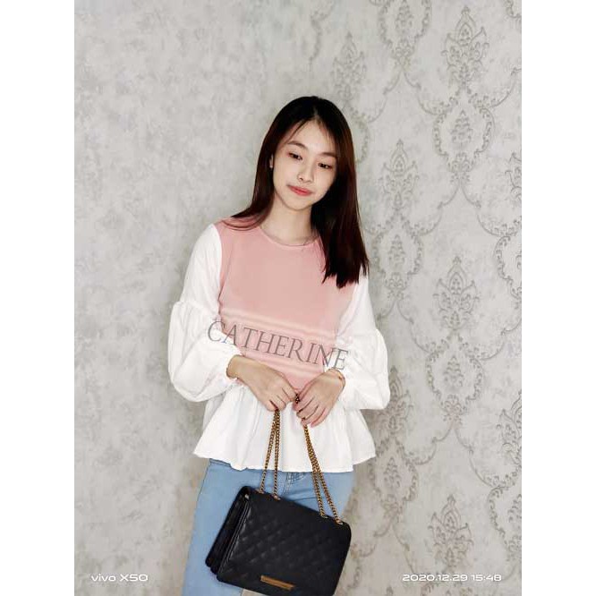 CATHERINE-SAVIRA BLOUSE / BLOUSE SCUBA / SCUBA TEBAL IMPORT