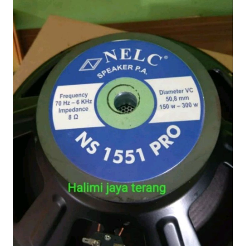speaker 15 inch Speaker nelc 1551 midlow