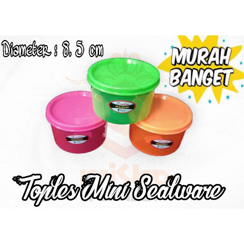 Toples Sealware / Toples Bulat Plastik Mini London 5096 - Tantos | Toples Bumbu