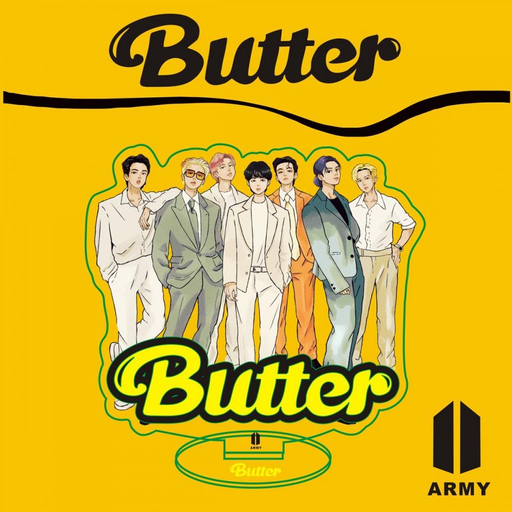 Kpop Bts New Album Butter Stand Acrylic Stand Desktop Decoration