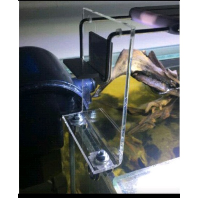 Kaki Akrilik 4mm Dudukan Lampu hpl Aquarium