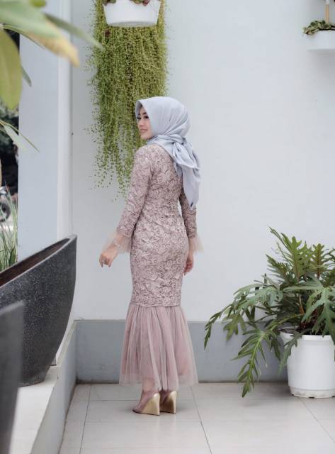 lady dress brokat PO