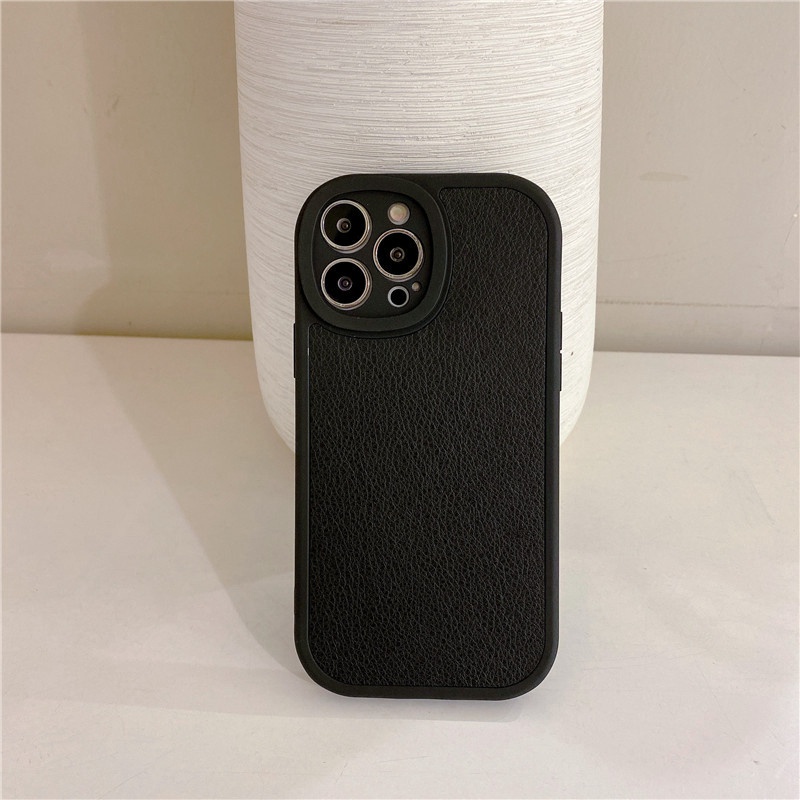 Untuk Realme5 5s 5s 6 7 7i 8c11 C15 C17 C20 C21 C21Y C25Y C35 4G 5G 2020 2021 Casing Simple Hitam Putih Kulit Domba Kulit Lembut Silicone Phone Case Cover Untuk Realme XT X2 GT Neo3