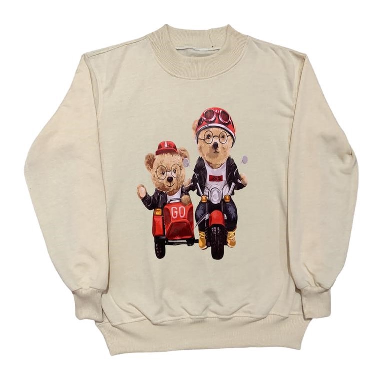 SWEATER CREWNECK TEDDY BEAR THE SERIES OVERSIZE
