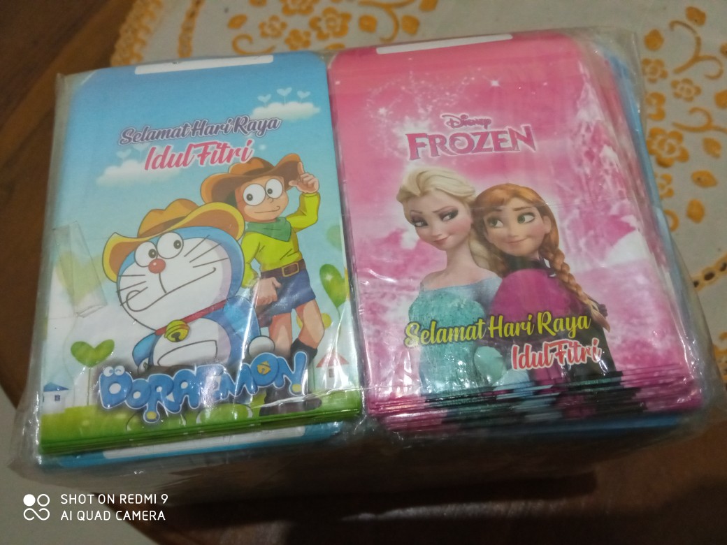 ( Ready Stok) Amplop Lebaran /angpao Lebaran Amplop Idul Fitri Karakter , Murah