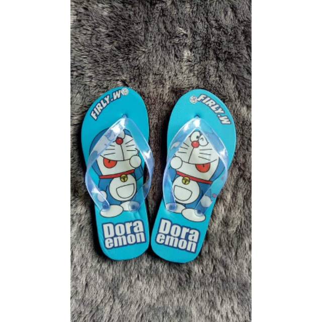  Sandal  murah doraemon  printting bisa kasih nama 