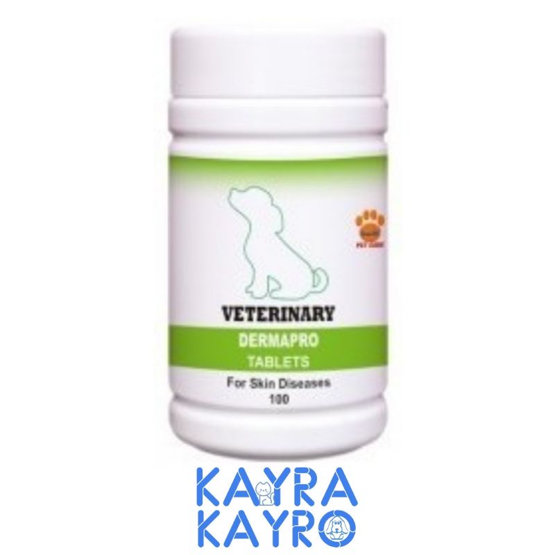 Raid-All Vet Dermapro Skin Diseases Small Dog 100 Tablet - Obat Minum Sakit Kulit Jamur Anjing Kecil