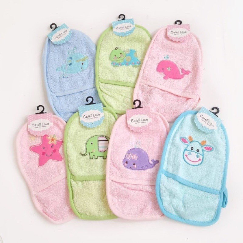 CarterLove Washlap Bayi Bahan Handuk Mandi Bath Mitts