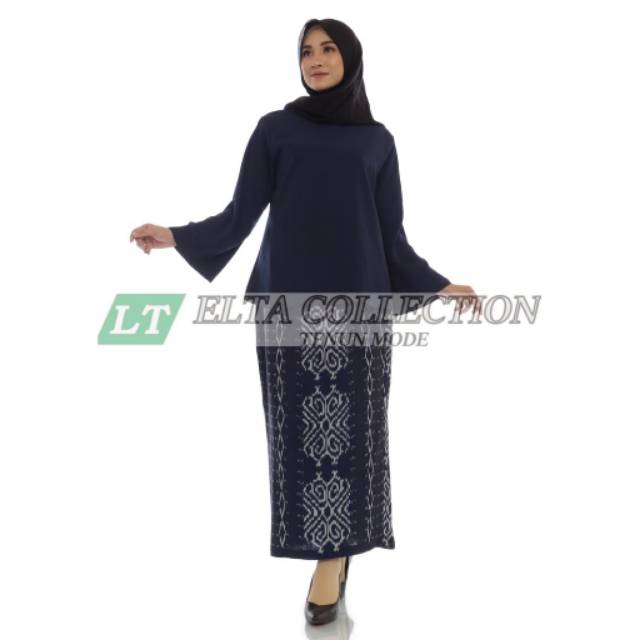 Setelan blus rok tenun eLTa