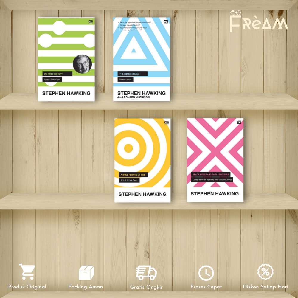 Buku Sains My Brief History, Sejarah Singkat Saya, The Grand Design, Rancang Agung, A Brief History 