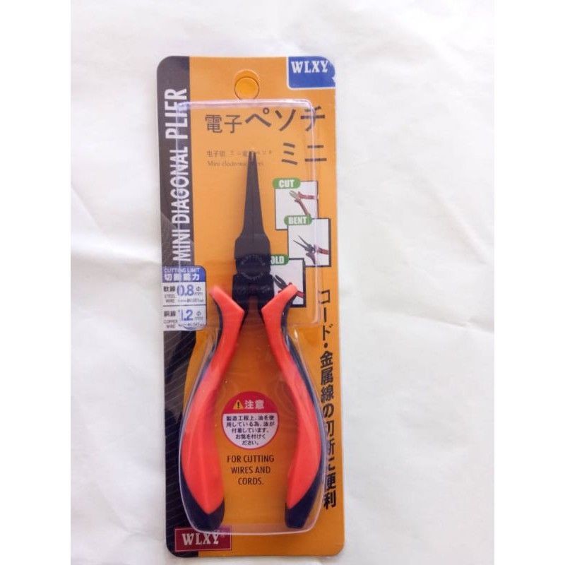 Mini Diagonal Pliers For Cutting Wires And Cords WL-XY