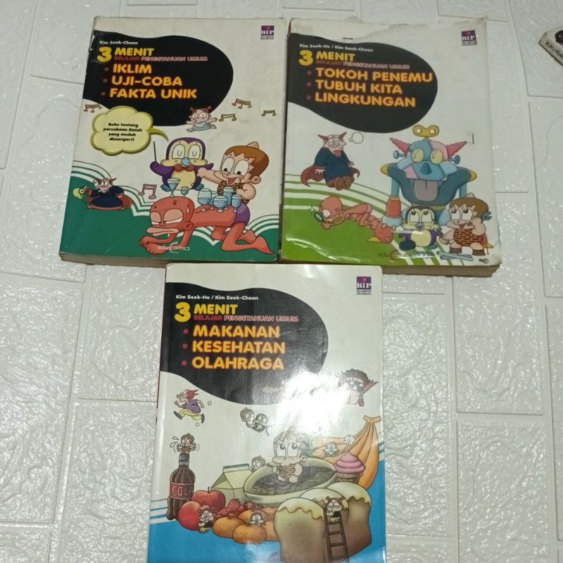 buku  3 menit belajar pengetahuan umum