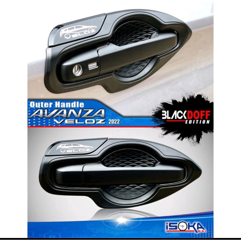 Outer Handle Hitam doff all new Veloz 2022