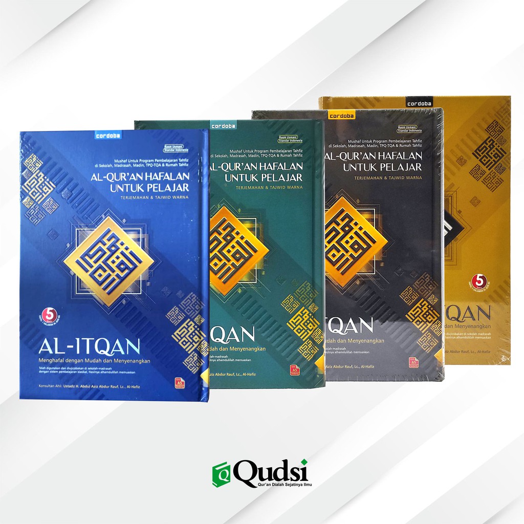 Al Quran Hafalan Metode Al-Itqan | Al-Quran Hafalan Untuk Pelajar | Mushaf Hafalan Cordoba | 5 Warna