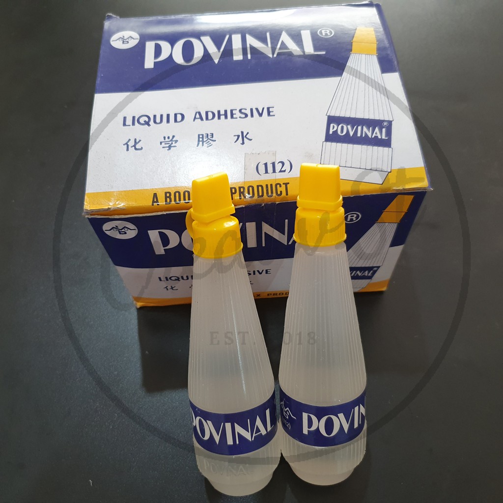 

Povinal Lem Cair Besar 112 75 Ml Glue Liquid Lem Kertas