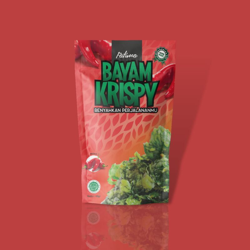 

KERIPIK BAYAM KRISPY Fatima (Baca Deskrispi bikin Kamu terpingkal-pingkal)