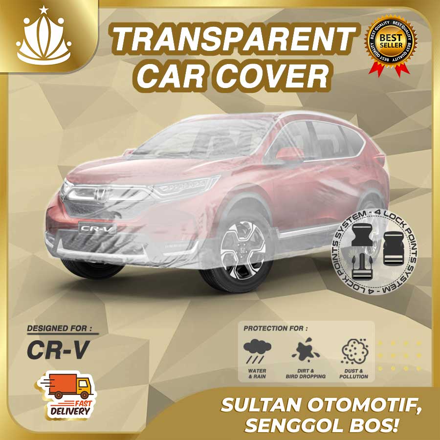 Body Cover Mobil Plastik TEBAL CRV WATERPROOF