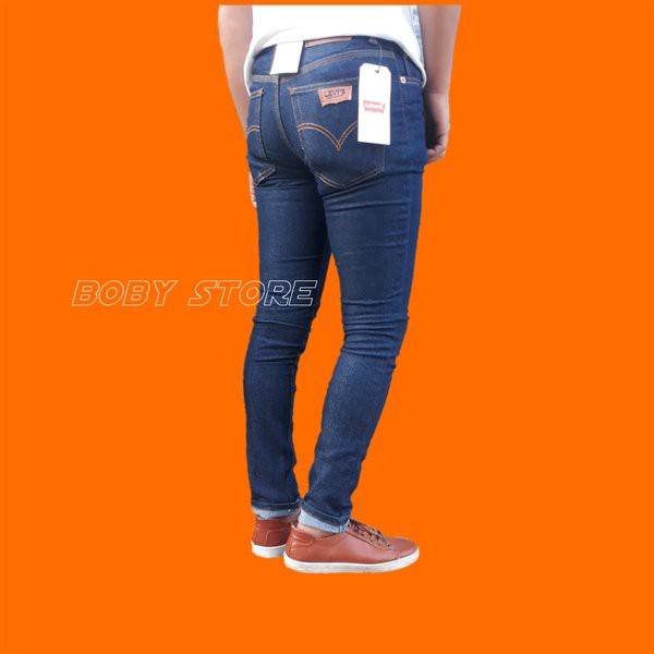 Jeans baru celana jeans levis biru navy size 27-38 Murah