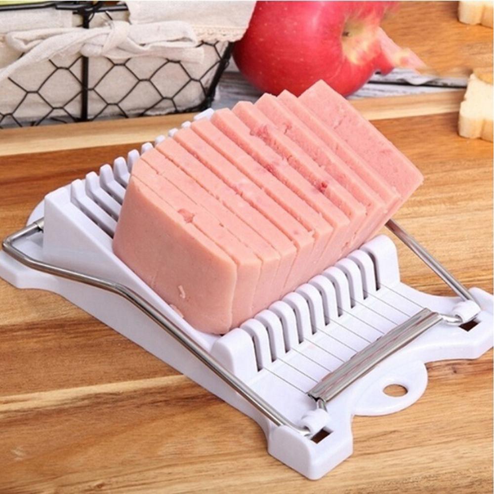 [Elegan] Manual Slicer Masak Keju Buah Alat Pemotong Kawat Makan Siang Daging Pisang Ham Cutter