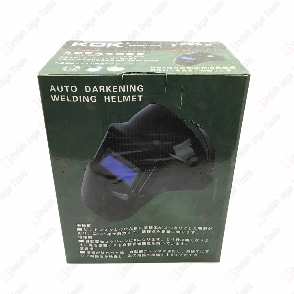 KDK VT07090 HELM Las Otomatis - Auto Darkening Helmet Kedok Las