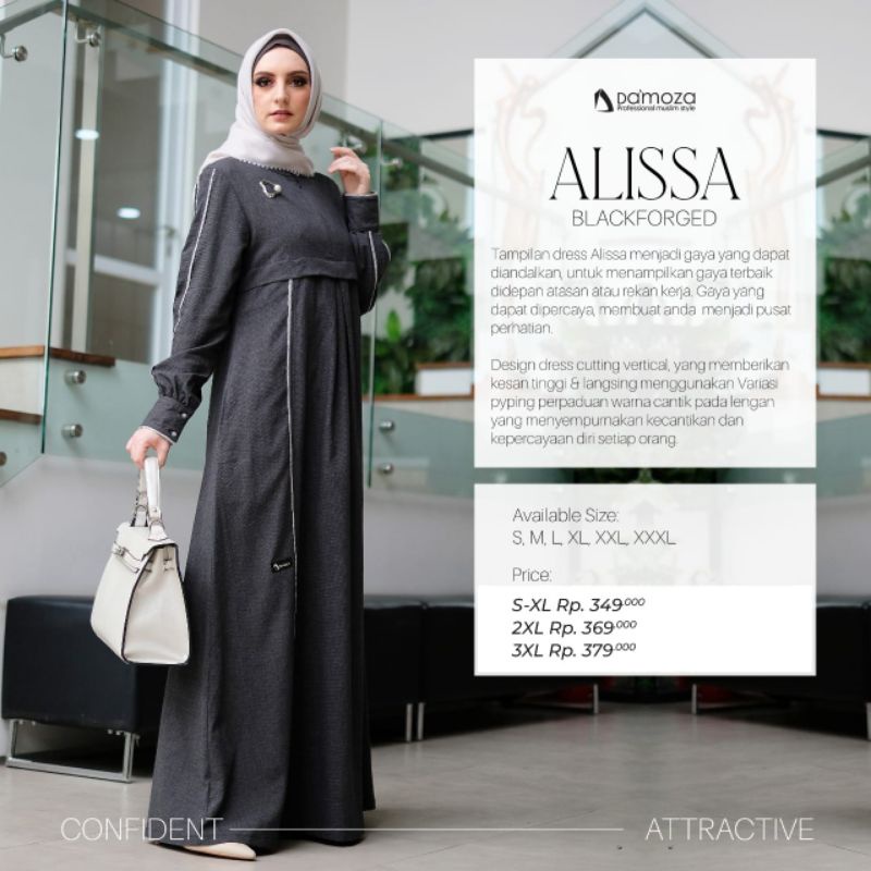 gamis terbaru Damoza Alissa blackforged