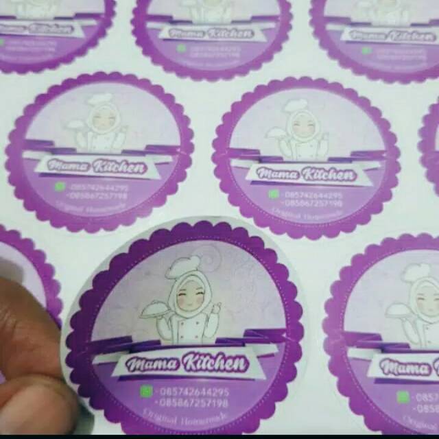 

Label kemasan/stiker produk/label cutting/stiker makanan