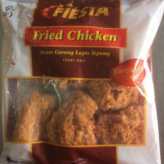 

Fiesta fried chicken 400 gr